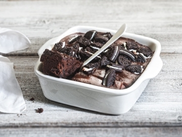 Μπράουνις με κομμάτια σοκολάτας