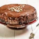 cheesecake σοκολάτα - τσιζκεικ σοκολατα με κουβερτουρα