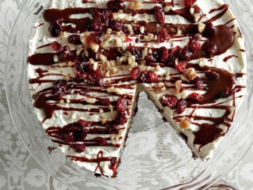 Τούρτα με λευκή σοκολάτα