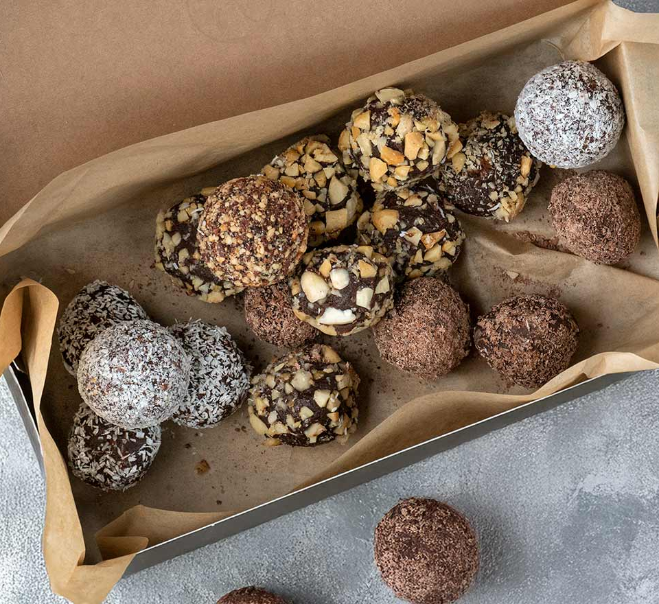 τρουφακια σοκολατασ