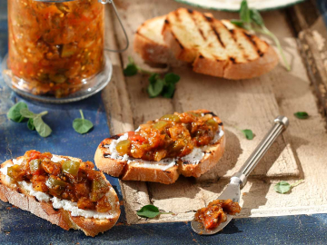 Chutney ψητής μελιτζάνας