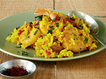 Γαρίδες με ρύζι