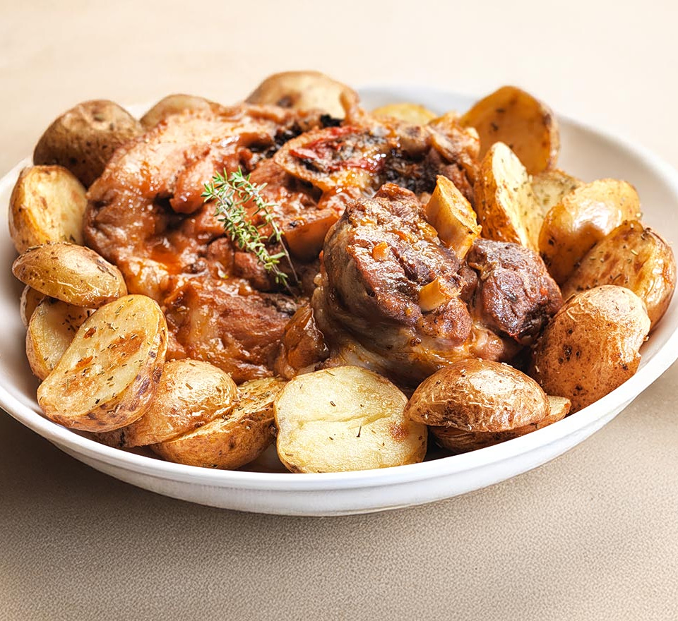 οσομπούκο στη γάστρα