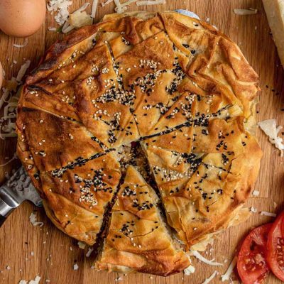 πασχαλινή κιμαδόπιτα με σφολιάτα