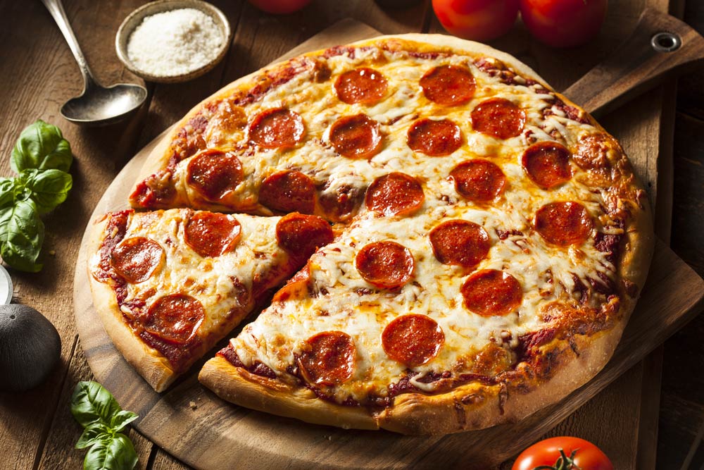 πίτσα πεπερόνι συνταγη