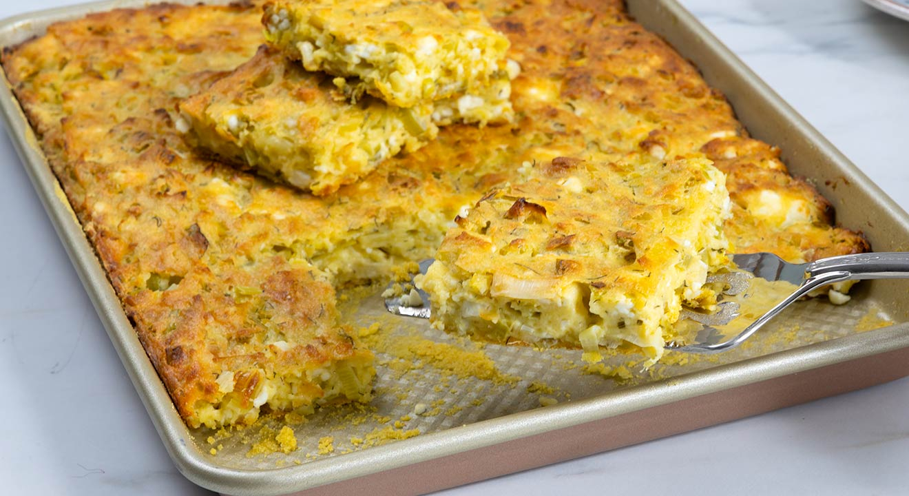 Πρασόπιτα χωρίς φύλλο