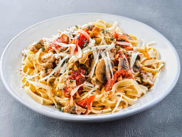 Ψαρονέφρι με ζυμαρικά