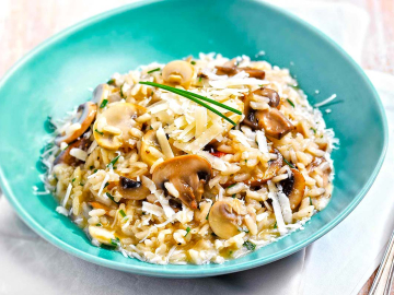 Ριζότο μανιταριών στο φούρνο