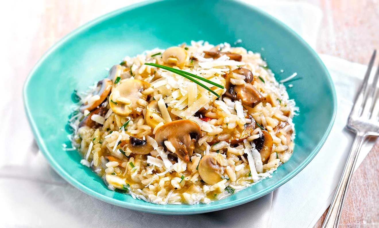 Ριζότο μανιταριών στο φούρνο