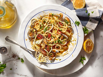 Μακαρόνια µε αχιβάδες (Spaghetti alle Vongole)