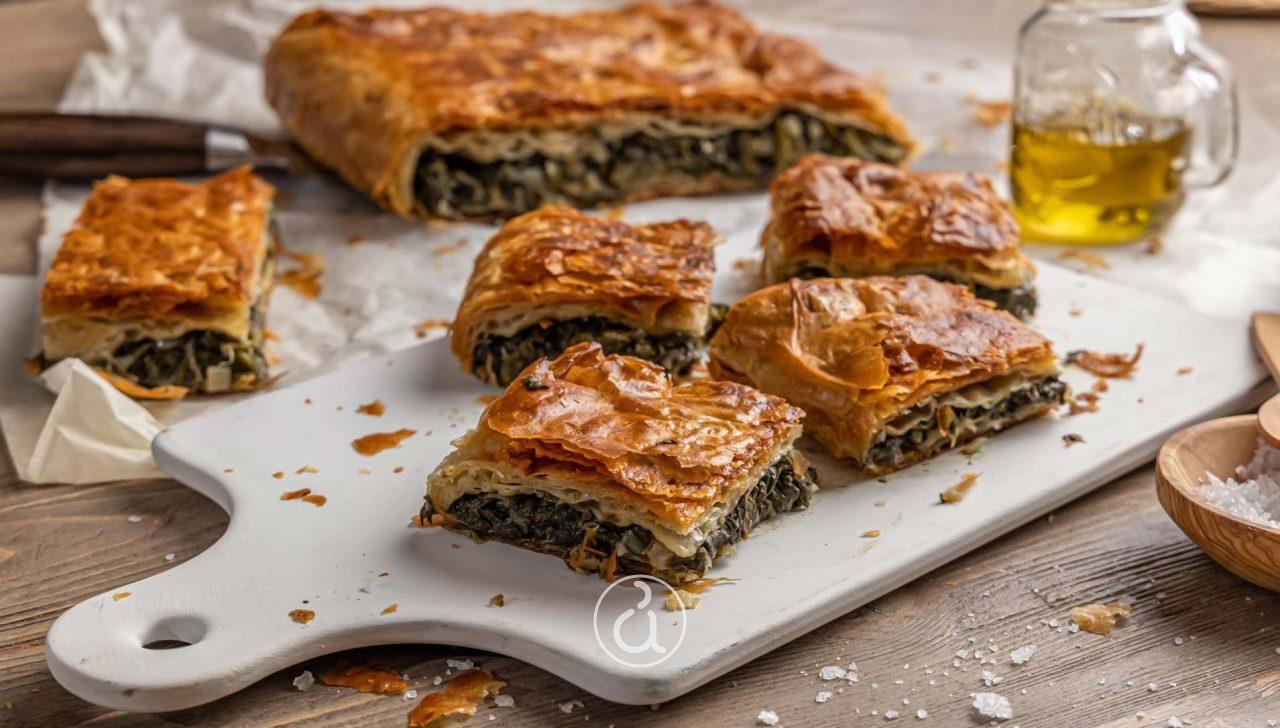 σπανακοπιτα με φυλλο κρουστασ