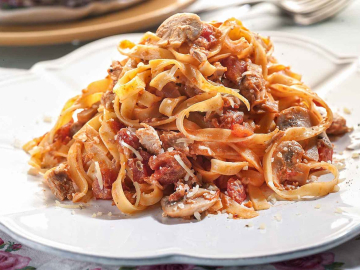 Ταλιατέλες με μανιτάρια