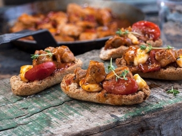 Ζουμερή χοιρινή τηγανιά