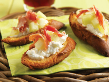 Μπρουσκέτα με προσούτο