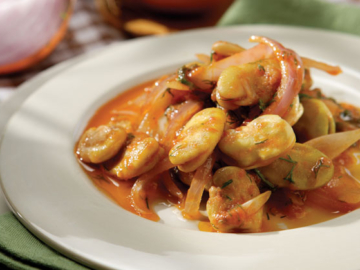 Κουκιά γιαχνί µε µάραθο