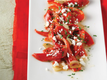 Πιπεριές Φλωρίνης µε φέτα