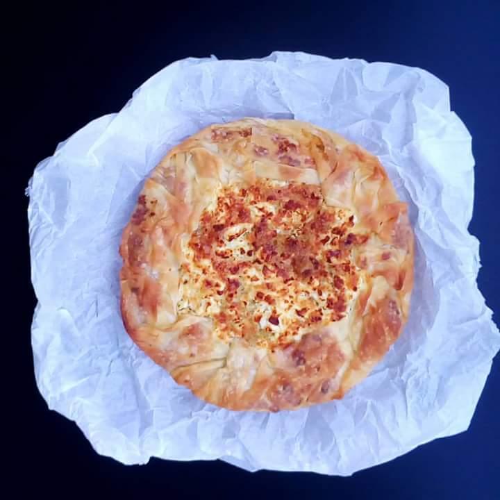 Τραχανοπλιγουρόπιτα με τυρί, της Ελπίδας Χαραλαμπίδου (elpidaslittlecorner)