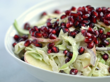 Σαλάτα Coleslaw με ρόδι