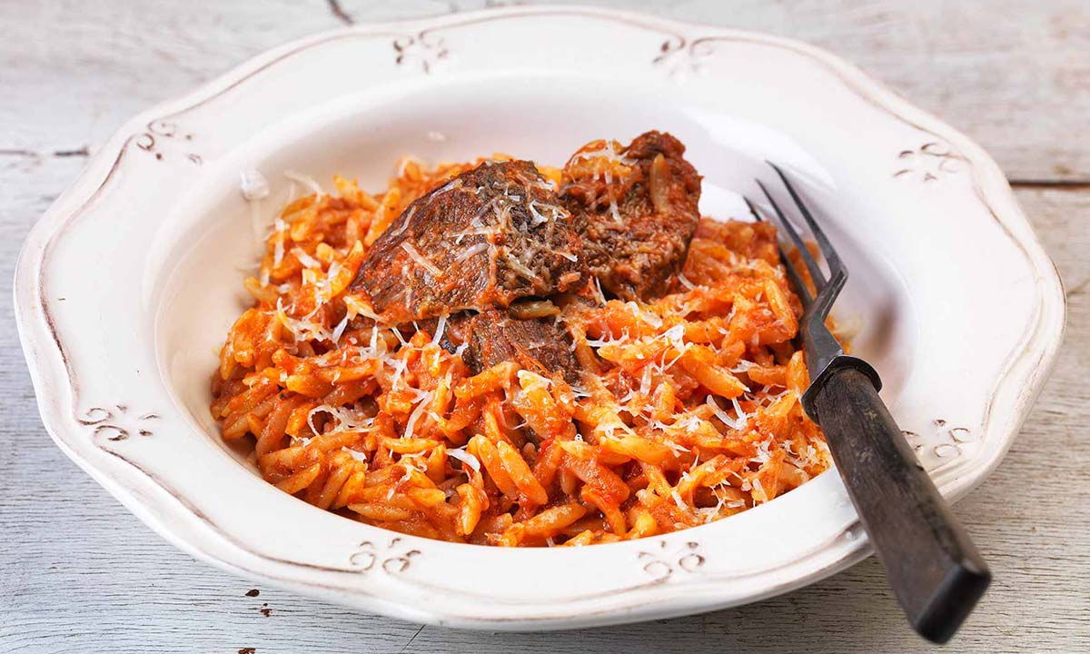 κριθαρακι στο φουρνο - αναλογια κριθαρακι νερο