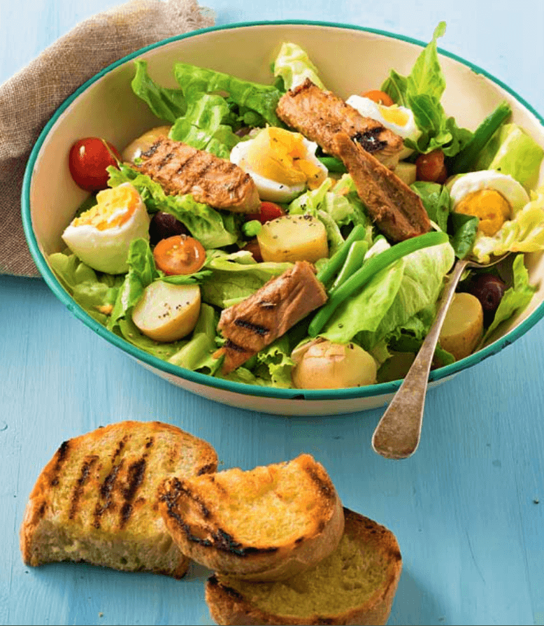 σαλάτα νισουάζ (niçoise) με τόνο