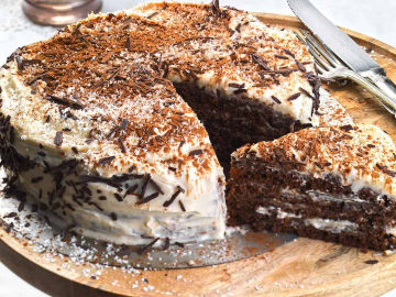 Τιραμισού με παντεσπάνι