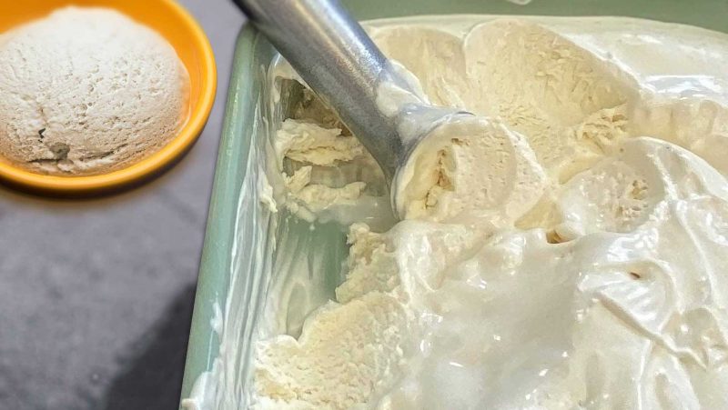 Παγωτό βανίλια χωρίς αυγά - Παγωτό βανίλια