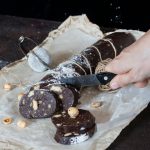 vegan σαλάμι σοκολάτας χωρίς ζάχαρη χωρις αυγα χωρις βουτυρο superfoods συνταγη αργυρώ