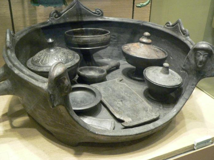 Τα οικιακά σκεύη της αρχαίας κουζίνας