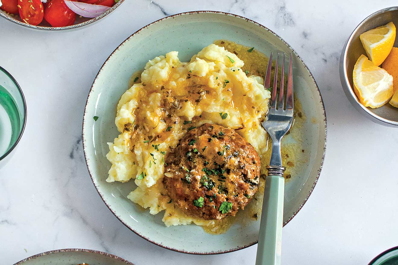 Μπιφτέκια στο τηγάνι