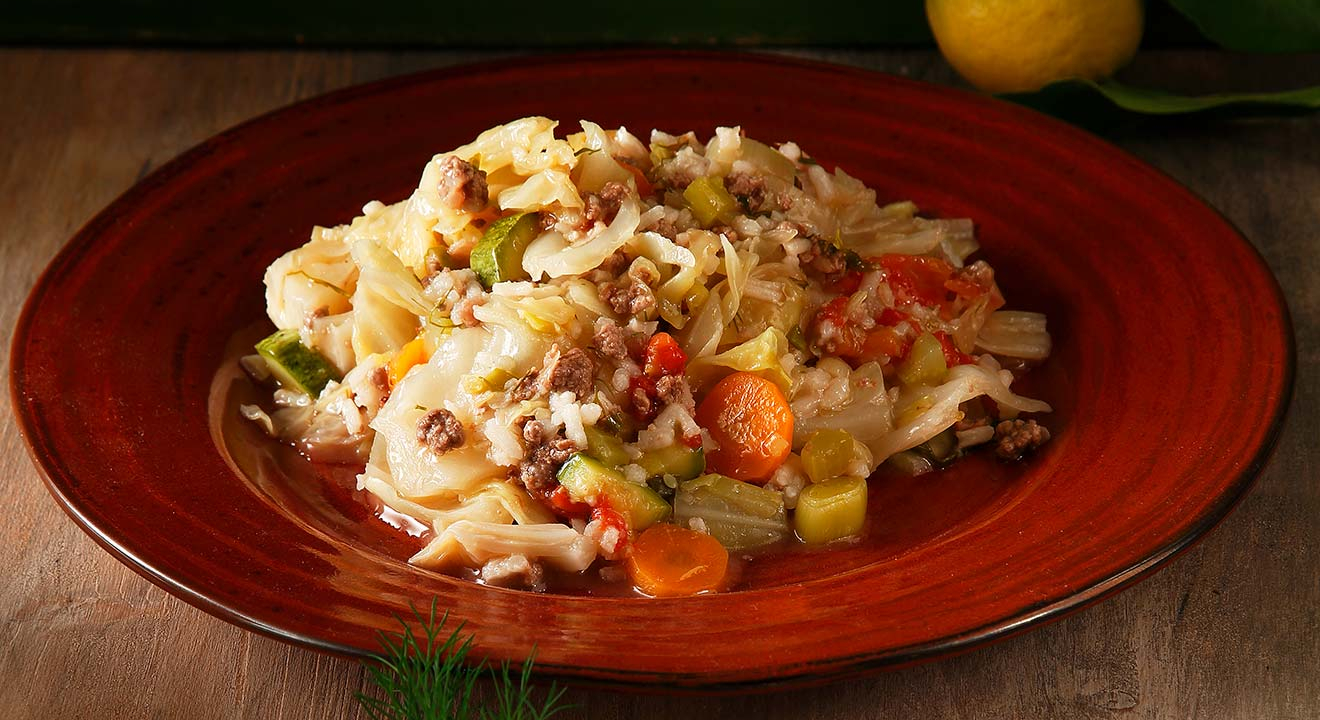 λαχανορυζο με κιμα