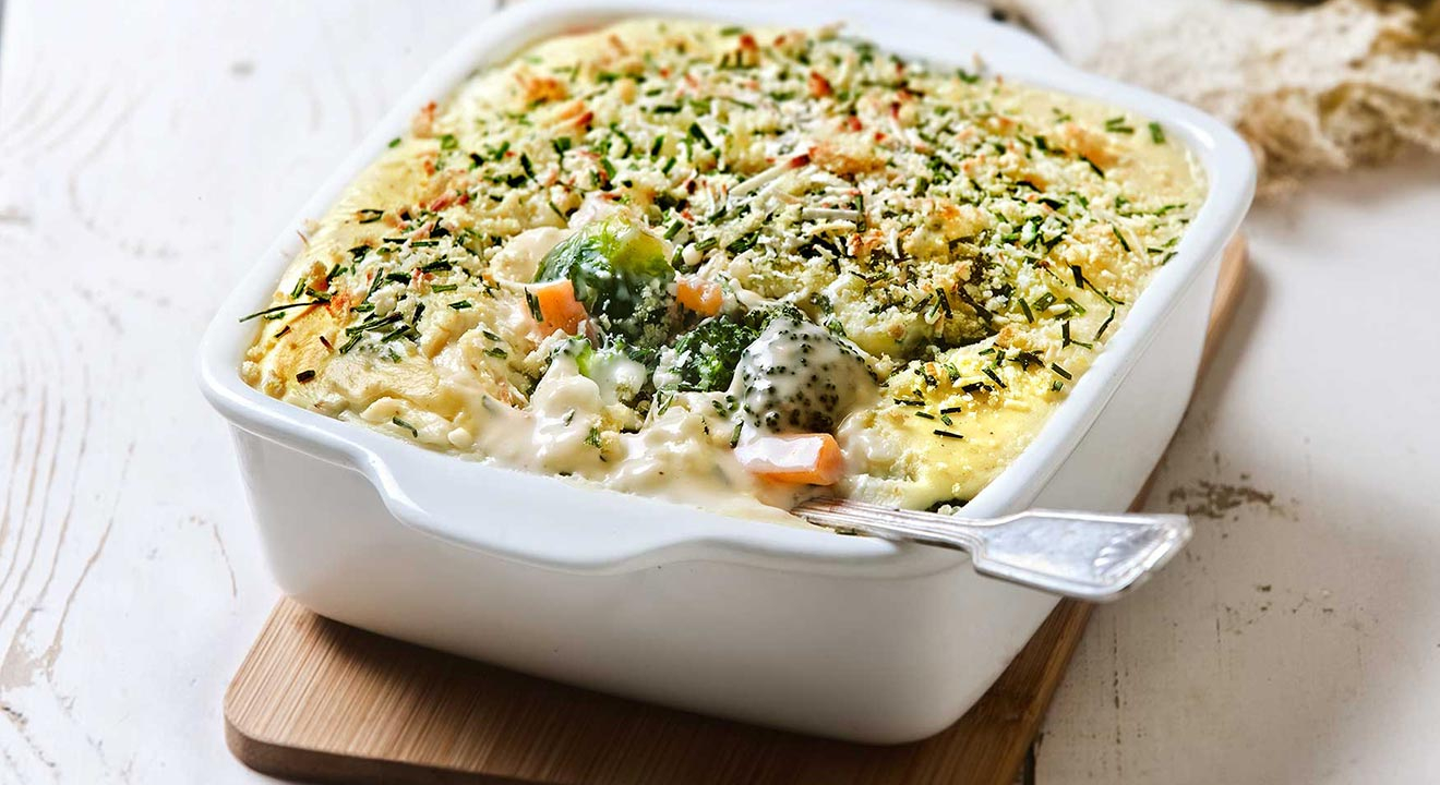 κουνουπιδι ογκρατεν με μπεικον