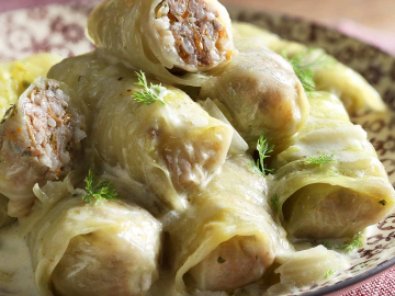 Λαχανοντολμάδες χωρίς αυγολέμονο