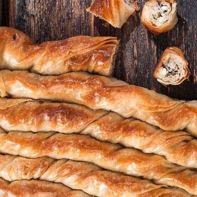 στριφτή σπανακόπιτα