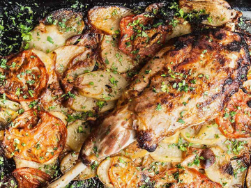 Αρνί μπούτι με γιαούρτι στο φούρνο