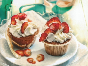 Cupcakes φράουλα