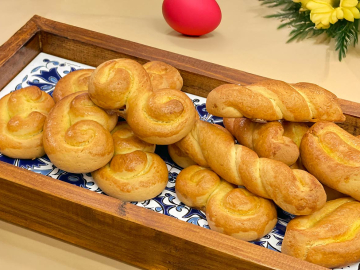 Κουλουράκια λεμονιού με μαστίχα