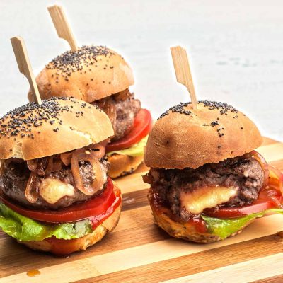 mini burger - μίνι μπέργκερ