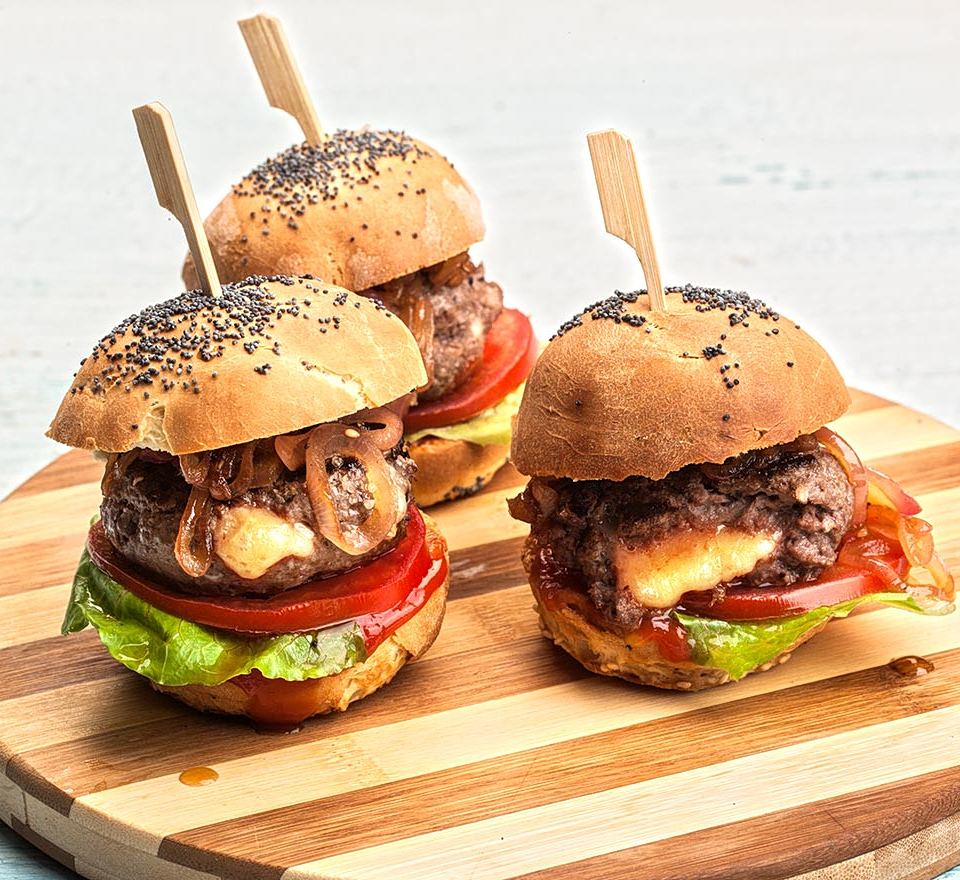 mini burger - μίνι μπέργκερ - mini burger για παιδικο παρτυ