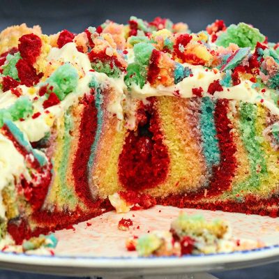 rainbow cake - κέικ ουράνιο τόξο