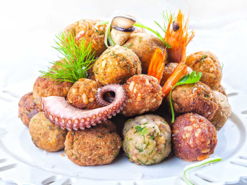 Κεφτεδάκια θαλασσινών