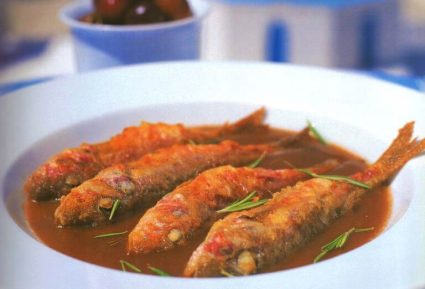 Μπαρμπούνια σαβόρο (τηγανητά ψάρια)-featured_image