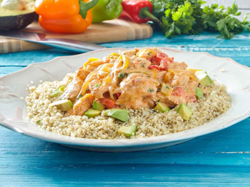 Καλοκαιρινό κοτόπουλο με κινόα