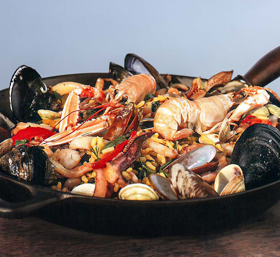 ριζοτο με θαλασσινα - seafood risotto