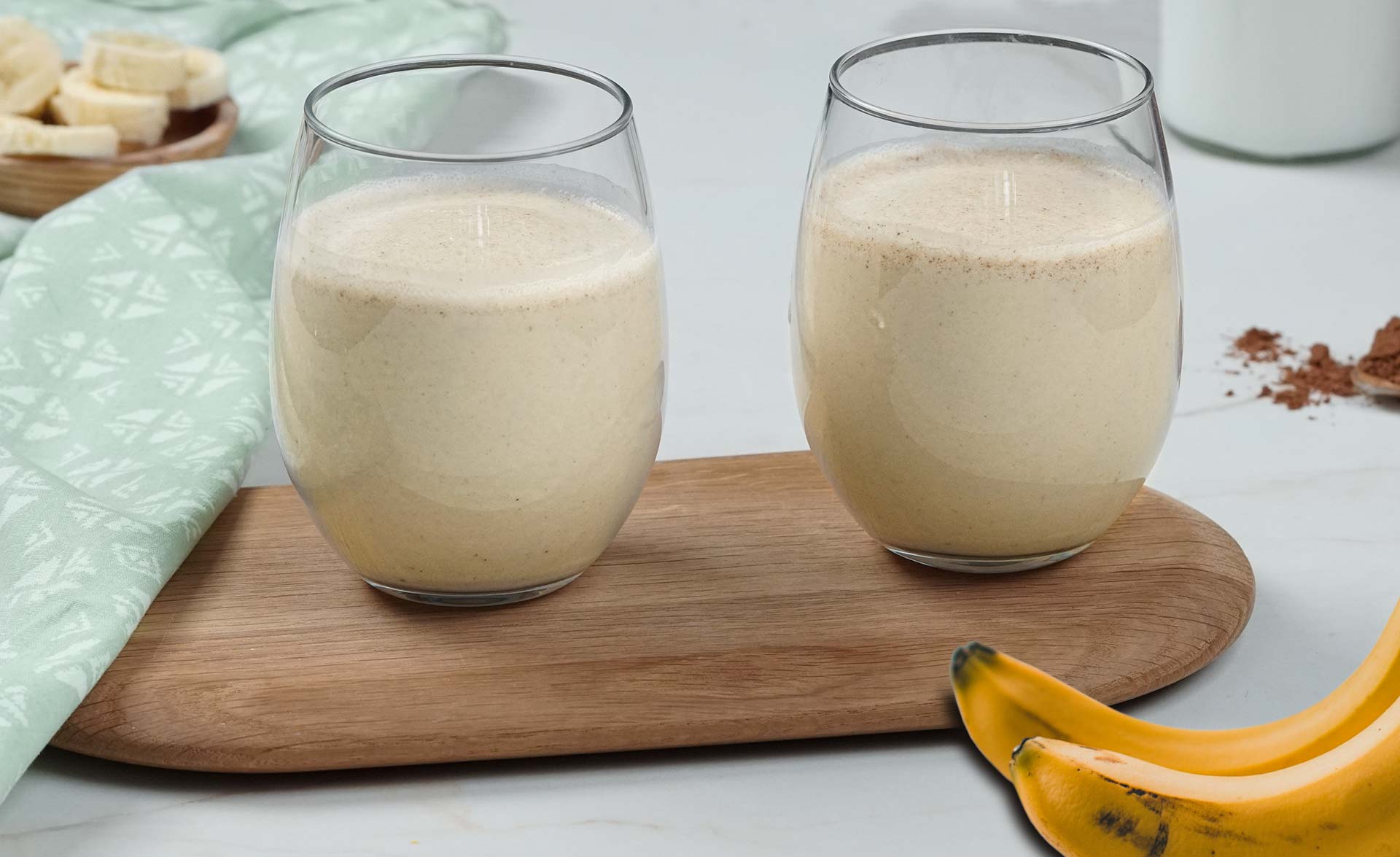 smoothie μπανάνα