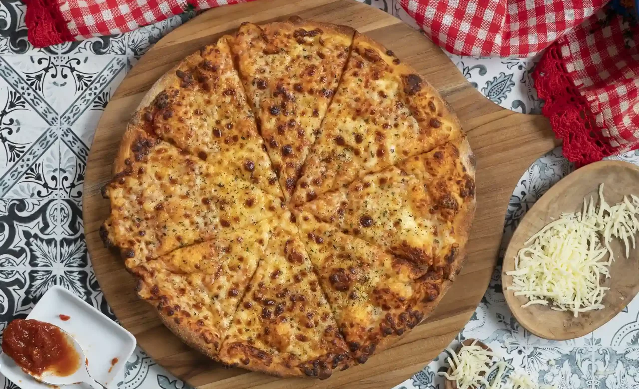 συνταγή για πίτσα - πίτσα μαργαρίτα