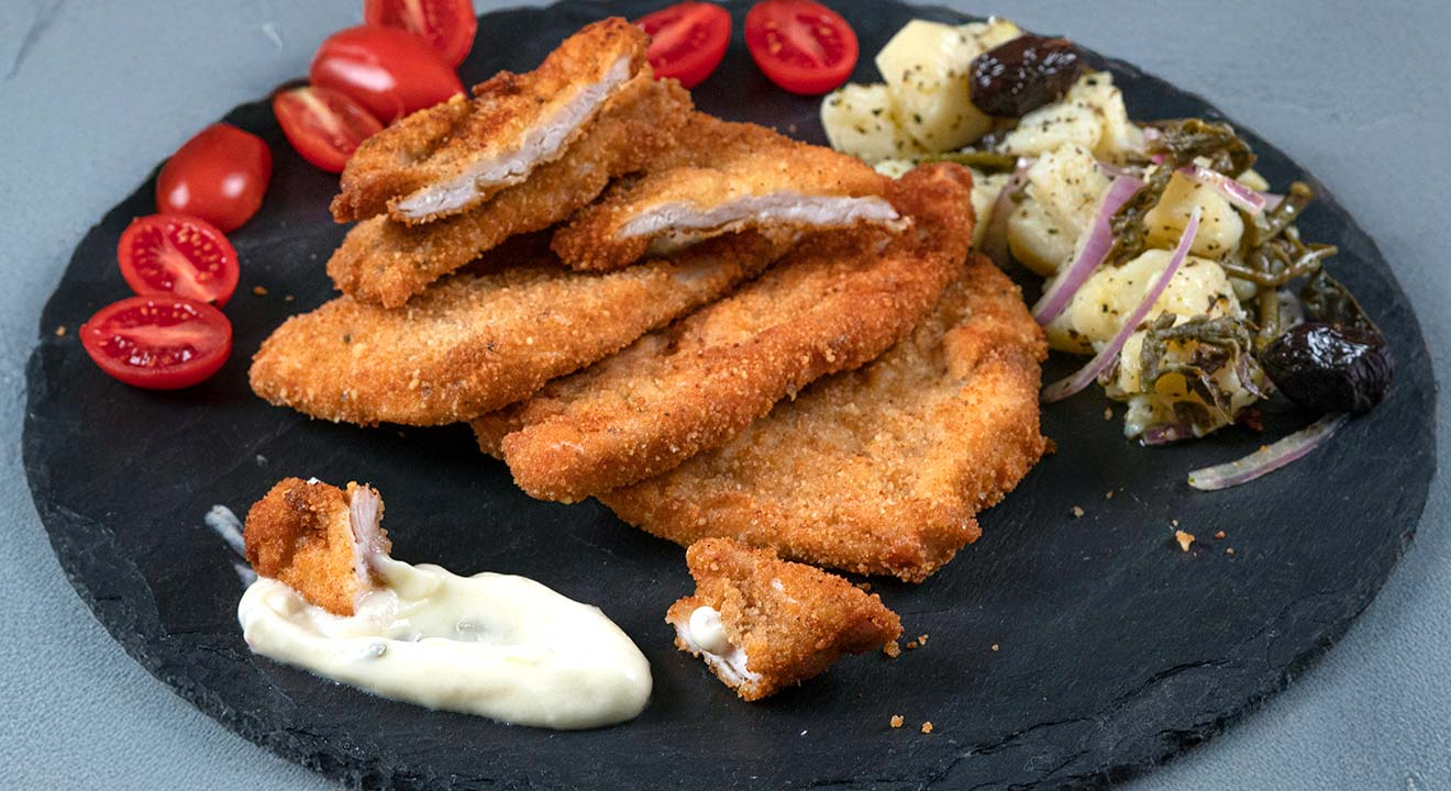 σνιτσελ κοτοπουλο - σνιτσελ στο φουρνο