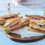 σπιτικό club sandwich συνταγή κλαμπ σάντουιτς για παιδικό παρτυ