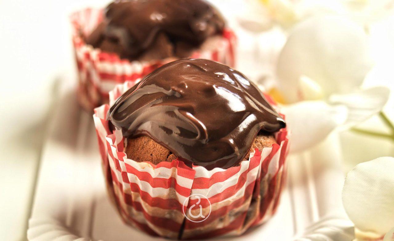 εύκολα cupcakes σοκολάτας