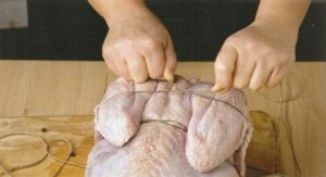 δεσιμο γαλοπουλα αργυρω