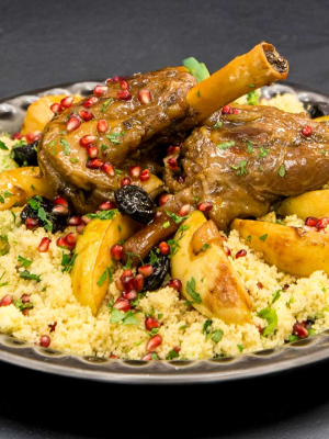 Αρνί κότσι με κυδώνια